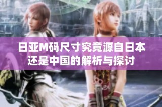 日亚M码尺寸究竟源自日本还是中国的解析与探讨