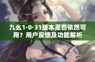 九幺1·0·31版本是否依然可用？用户反馈及功能解析