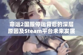 命运2国服停运背后的深层原因及Steam平台未来发展展望