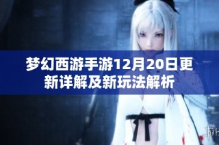 梦幻西游手游12月20日更新详解及新玩法解析