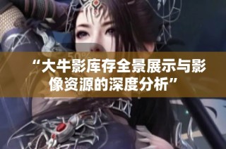 “大牛影库存全景展示与影像资源的深度分析”