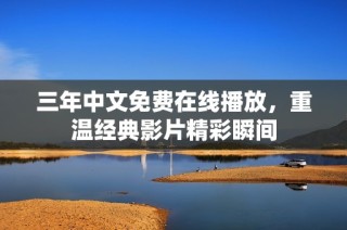 三年中文免费在线播放，重温经典影片精彩瞬间