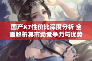 国产X7性价比深度分析 全面解析其市场竞争力与优势