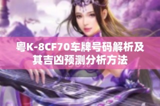 粤K-8CF70车牌号码解析及其吉凶预测分析方法