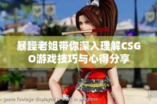 暴躁老姐带你深入理解CSGO游戏技巧与心得分享