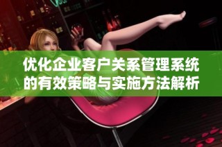 优化企业客户关系管理系统的有效策略与实施方法解析