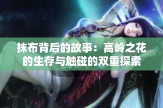抹布背后的故事：高岭之花的生存与触碰的双重探索