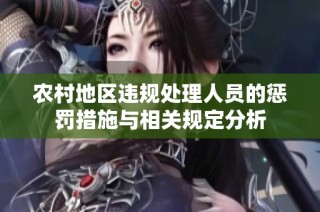 农村地区违规处理人员的惩罚措施与相关规定分析