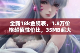 全新18k金腕表，1.8万价格超值性价比，35MB超大存储空间