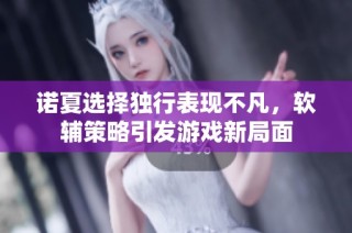 诺夏选择独行表现不凡，软辅策略引发游戏新局面