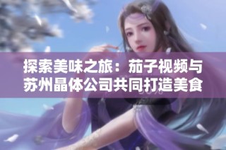 探索美味之旅：茄子视频与苏州晶体公司共同打造美食网站