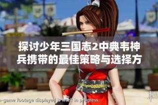 探讨少年三国志2中典韦神兵携带的最佳策略与选择方法
