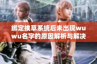 绑定挨草系统后未出现wuwu名字的原因解析与解决方案