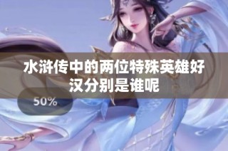 水浒传中的两位特殊英雄好汉分别是谁呢