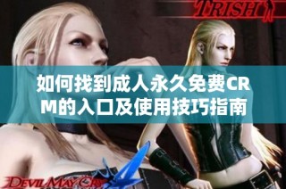 如何找到成人永久免费CRM的入口及使用技巧指南