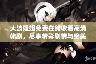 大波姐姐免费在线收看高清韩剧，尽享精彩剧情与绝美画面