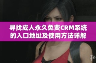 寻找成人永久免费CRM系统的入口地址及使用方法详解