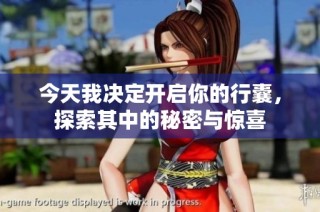 今天我决定开启你的行囊，探索其中的秘密与惊喜