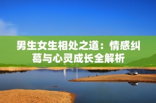 男生女生相处之道：情感纠葛与心灵成长全解析