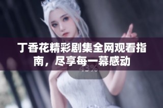 丁香花精彩剧集全网观看指南，尽享每一幕感动
