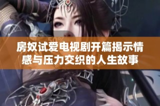 房奴试爱电视剧开篇揭示情感与压力交织的人生故事