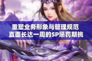 重塑业务形象与管理规范 直面长达一周的SP惩罚期挑战