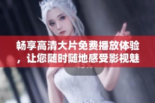 畅享高清大片免费播放体验，让您随时随地感受影视魅力