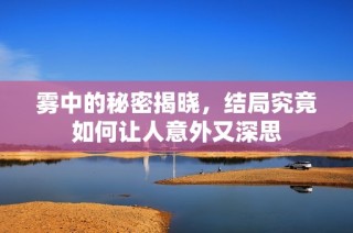 雾中的秘密揭晓，结局究竟如何让人意外又深思