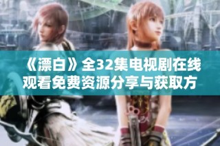 《漂白》全32集电视剧在线观看免费资源分享与获取方法详解
