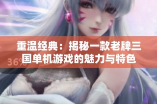 重温经典：揭秘一款老牌三国单机游戏的魅力与特色