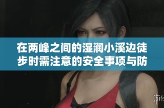 在两峰之间的湿润小溪边徒步时需注意的安全事项与防滑小技巧