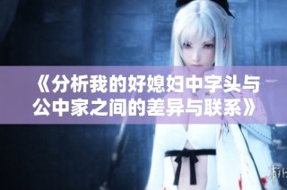 《分析我的好媳妇中字头与公中家之间的差异与联系》