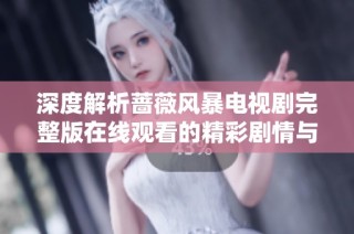 深度解析蔷薇风暴电视剧完整版在线观看的精彩剧情与角色解析
