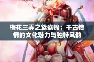 梅花三弄之鸳鸯锦：千古传情的文化魅力与独特风韵