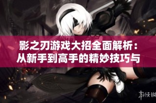 影之刃游戏大招全面解析：从新手到高手的精妙技巧与攻略
