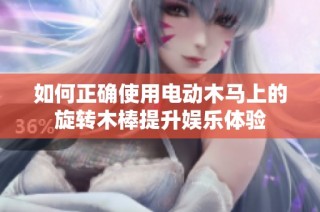 如何正确使用电动木马上的旋转木棒提升娱乐体验