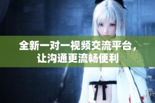 全新一对一视频交流平台，让沟通更流畅便利