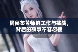 揭秘鉴黄师的工作与挑战，背后的故事不容忽视