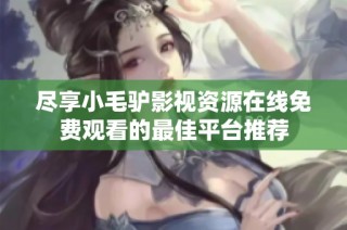 尽享小毛驴影视资源在线免费观看的最佳平台推荐