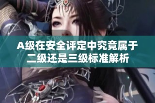 A级在安全评定中究竟属于二级还是三级标准解析