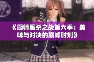 《厨师厮杀之战第六季：美味与对决的巅峰时刻》