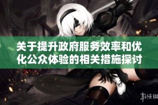 关于提升政府服务效率和优化公众体验的相关措施探讨