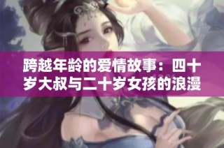 跨越年龄的爱情故事：四十岁大叔与二十岁女孩的浪漫戏码