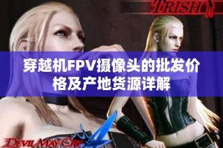穿越机FPV摄像头的批发价格及产地货源详解