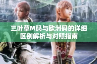 三叶草M码与欧洲码的详细区别解析与对照指南