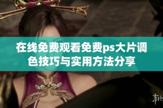 在线免费观看免费ps大片调色技巧与实用方法分享
