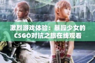 激烈游戏体验：暴躁少女的CSGO对抗之旅在线观看