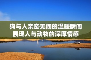 狗与人亲密无间的温暖瞬间展现人与动物的深厚情感
