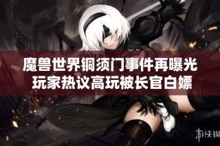 魔兽世界铜须门事件再曝光 玩家热议高玩被长官白嫖十个月