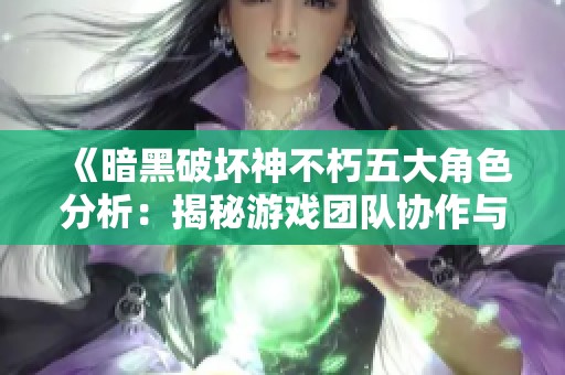 《暗黑破坏神不朽五大角色分析：揭秘游戏团队协作与分工策略》